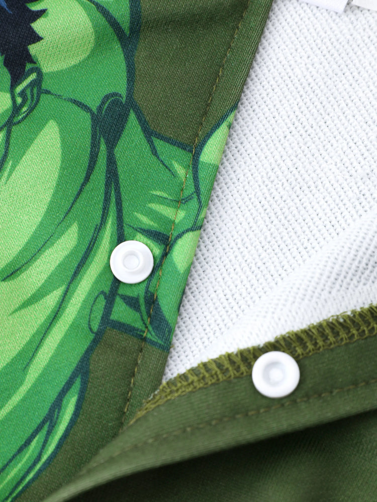 Blouson aviateur colorblock Hulk vert Marvel pour tout-petit/enfant garçon