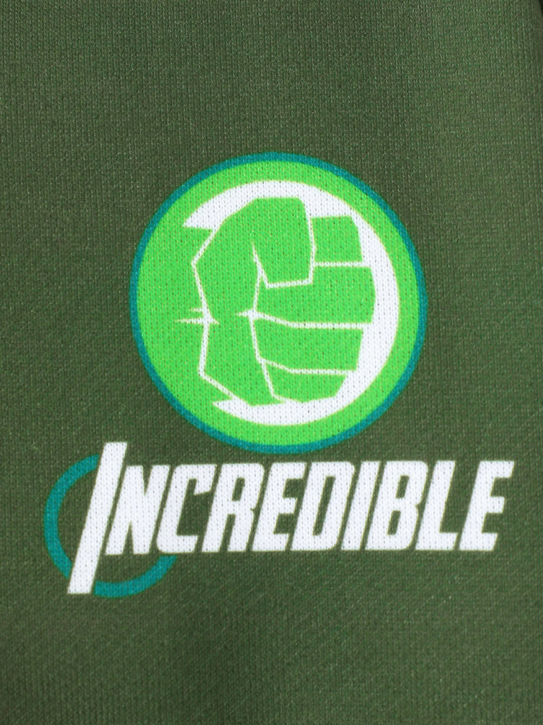 Chaqueta bomber con bloques de color verde de Hulk para niño pequeño/niño de Marvel