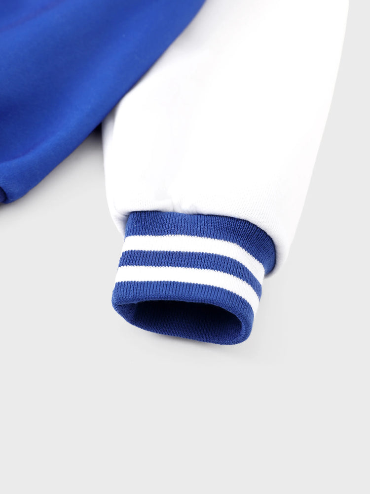 Marvel Toddler/Kids Boy Captain America Colorblock Bomber Jacket Blue