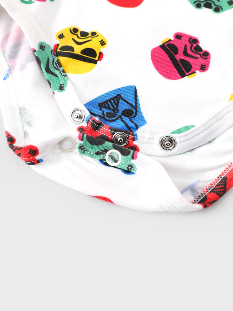 Barboteuse à manches longues et col rond pour bébé garçon Star Wars, ensemble 3 pièces, multicolore