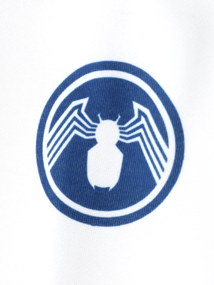 Blouson aviateur Marvel Venom pour tout-petit/enfant garçon, motif colorblock, bleu foncé