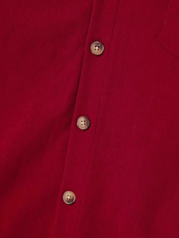 Ensemble de tenues familiales assorties : chemise à manches longues et robe en tricot à carreaux à manches longues et épaules dénudées, bordeaux