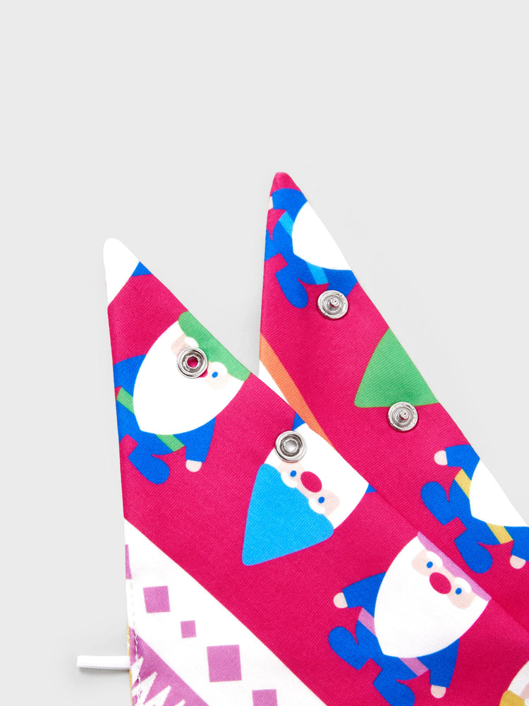 Ensemble pyjama de Noël assorti pour toute la famille, pyjama rayé avec motif gnome de Noël et chaussettes de Noël multicolores