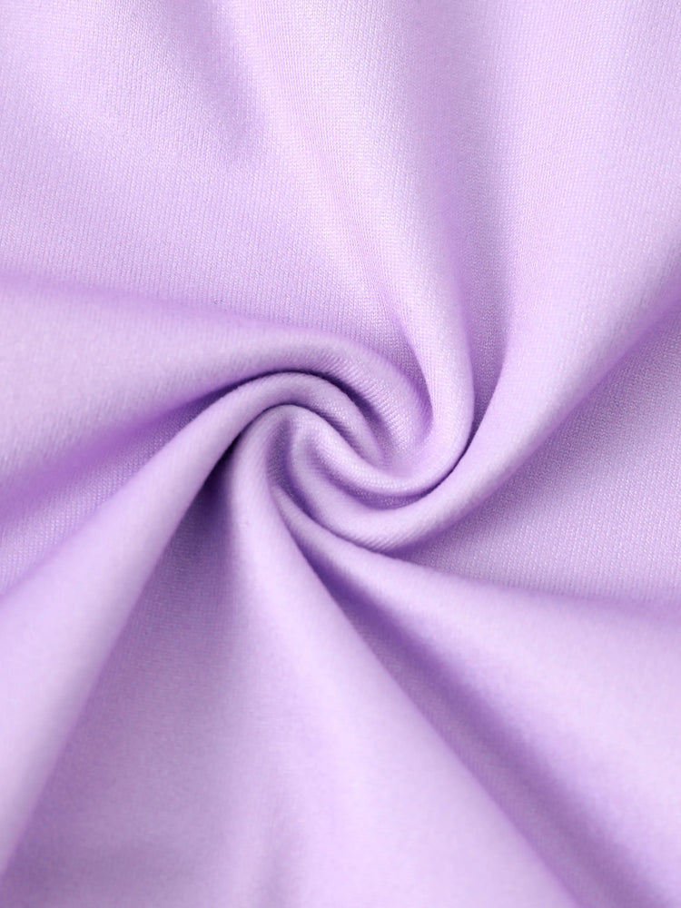 Robe en tulle à volants et manches longues pour petite fille Disney Princess Raiponce Violet