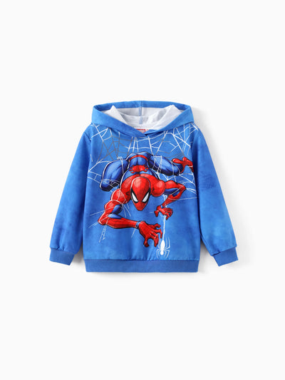 Marvel Toddler/Kids Boy Spider-Man Hooded Sweatshirt Blue