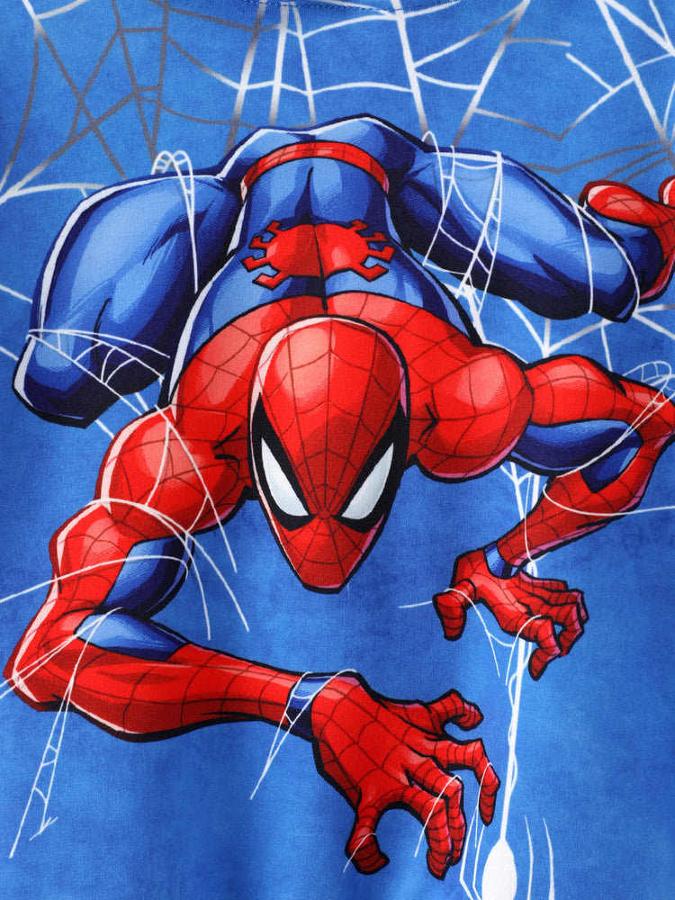 Sudadera con capucha de Spider-Man para niño pequeño/niño de Marvel, color azul