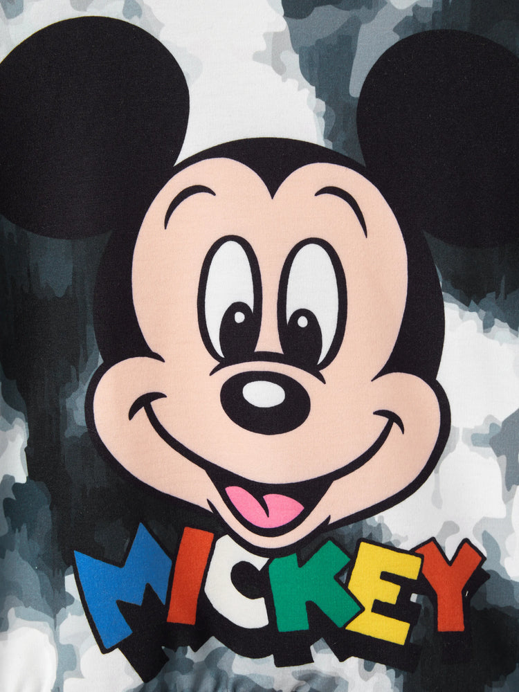 Disney Mickey and Friends Kleinkind/Kinder Junge/Mädchen Mickey/Minnie Gerippte Bündchen Polyester Stoff Hoodies schwarz
