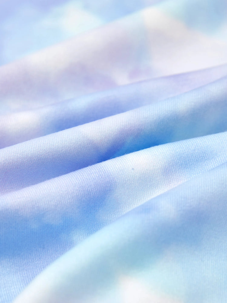 Disney Frozen Toddler/Kids Girl Elsa & Anna Ribbed Cuffs Hooded Tops Purple