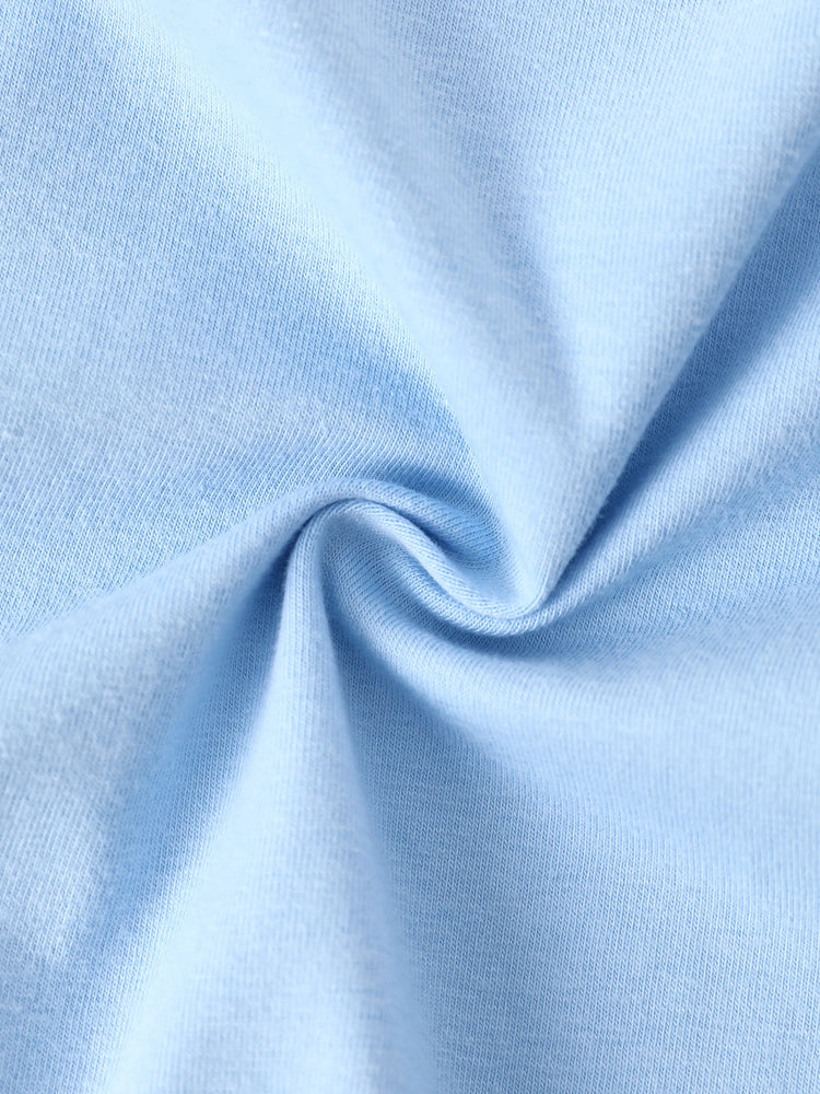 Ensemble 2 pièces Disney La Reine des Neiges pour fille, haut à manches longues et pantalon évasé à imprimé floral, en coton, à ourlet chic, Elsa, bleu