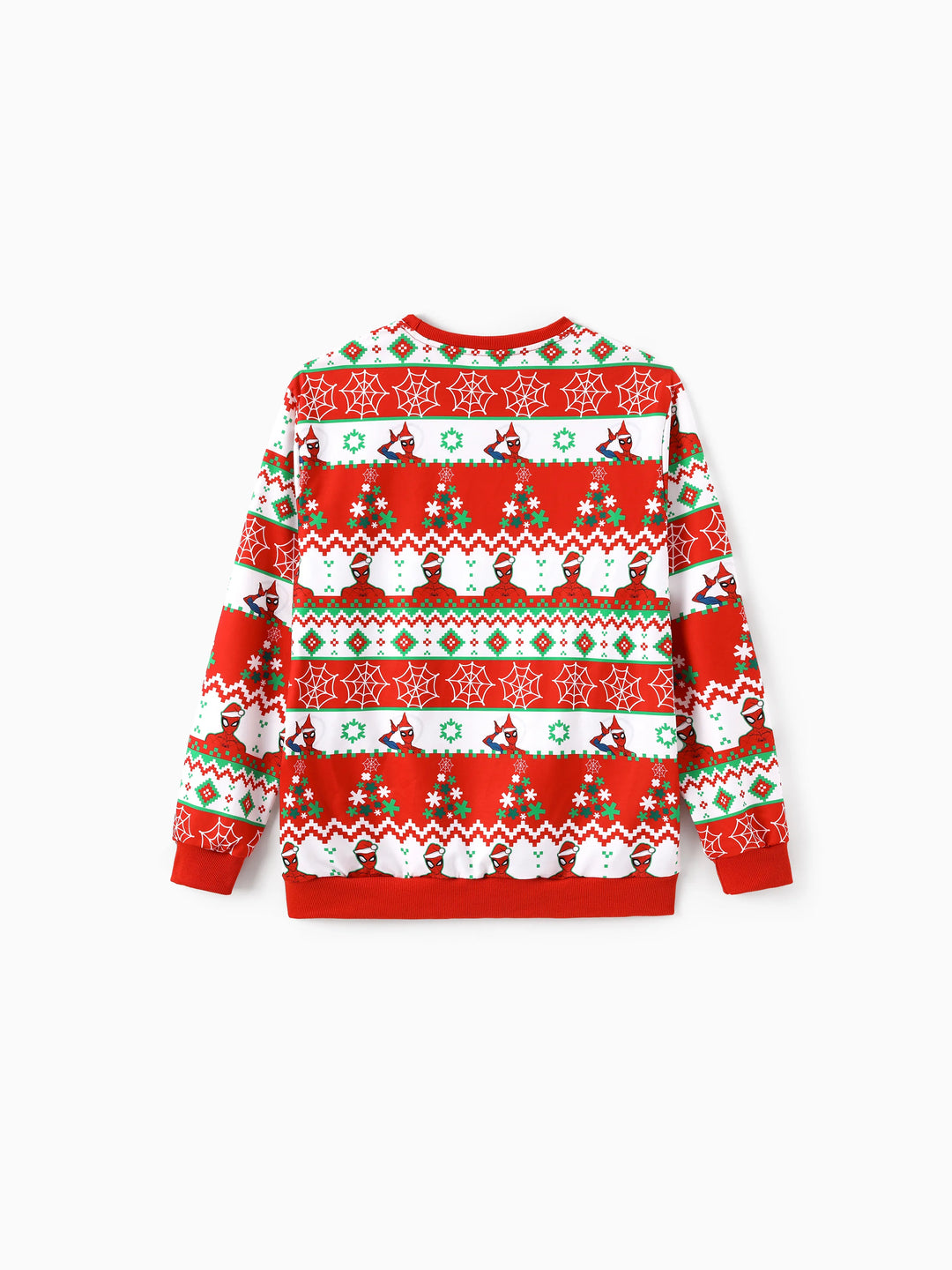 Sweat-shirt/barboteuse assortis Spider-Man pour Noël Marvel Rouge