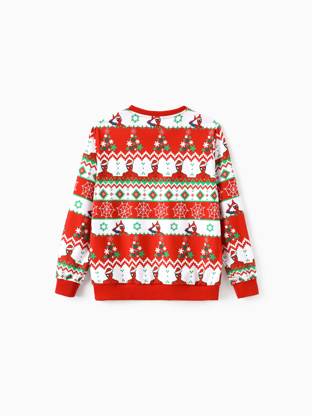 Sweat-shirt/barboteuse assortis Spider-Man pour Noël Marvel Rouge