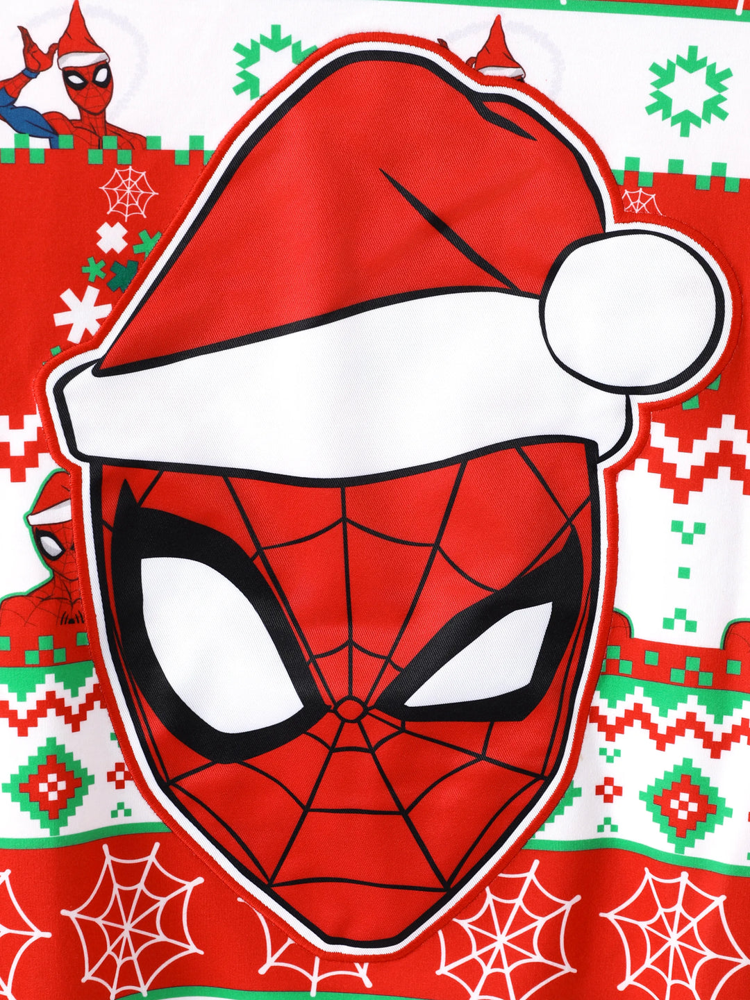 Sweat-shirt/barboteuse assortis Spider-Man pour Noël Marvel Rouge