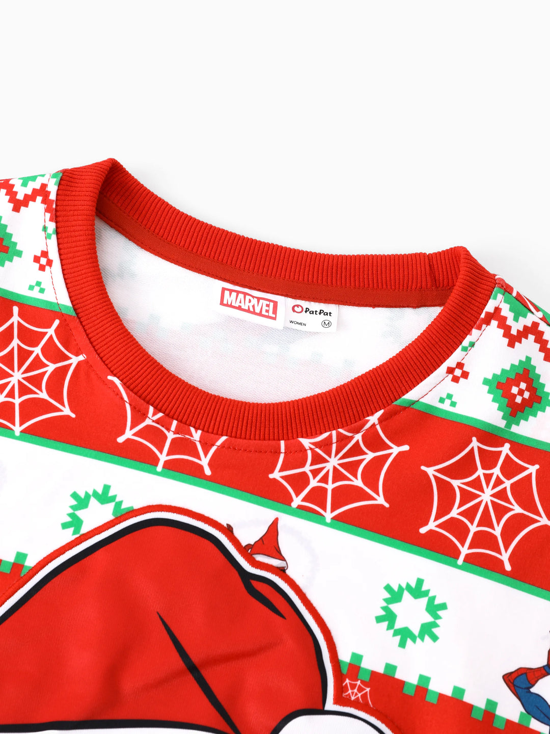 Sweat-shirt/barboteuse assortis Spider-Man pour Noël Marvel Rouge