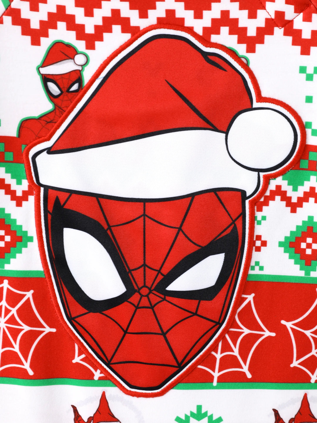Sweat-shirt/barboteuse assortis Spider-Man pour Noël Marvel Rouge