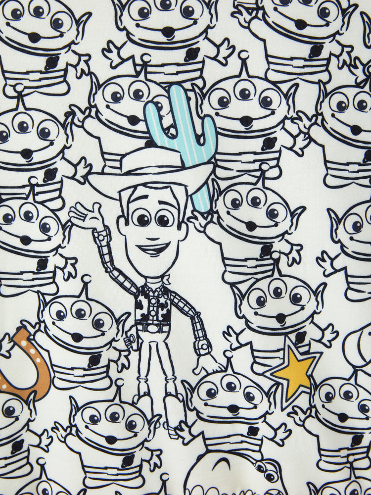 Toy Story Buzz Toddler/Kids Boy Woody Hooded Ribbed Cuffs Hoodie Yellow