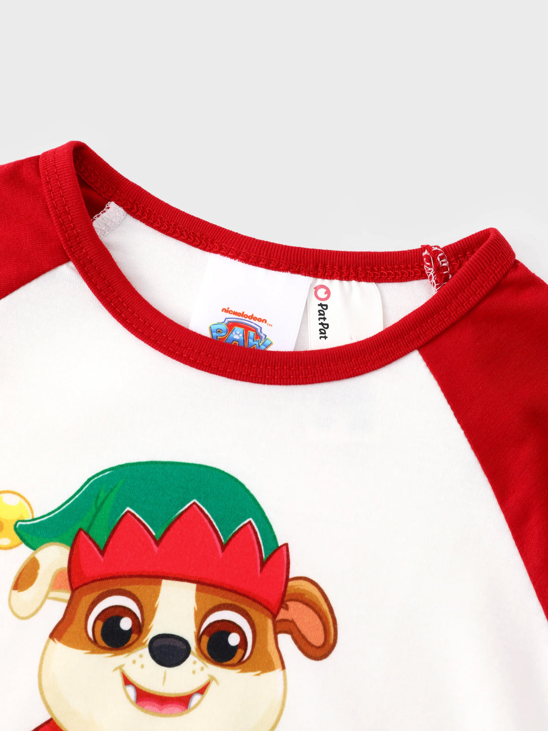 PAW Patrol Christmas Passendes Familien-Fleece-Pyjama-Set mit Weihnachtssocken rot