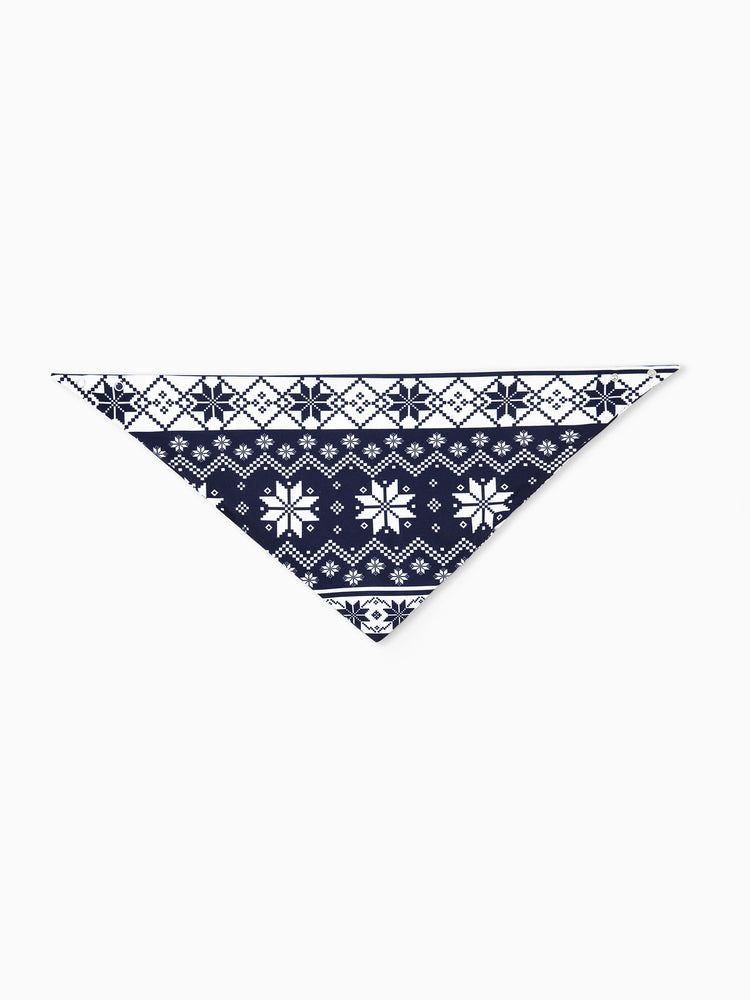 Christmas Matching Family Pajamas Set 3D Reindeer Hooded Allover Snowflake and Reindeer Print Dark Blue Onesie PJS with Christmas Socks blueblack