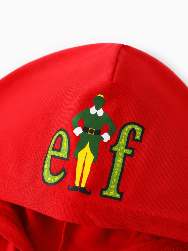 Combinaison à capuche assortie à motif Fair Isle pour la famille ELF Noël, verte