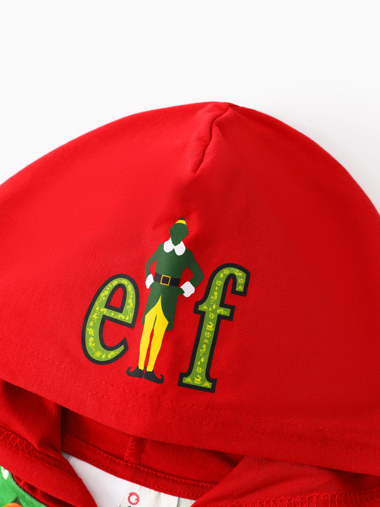 Combinaison à capuche assortie à motif Fair Isle pour la famille ELF Noël, verte