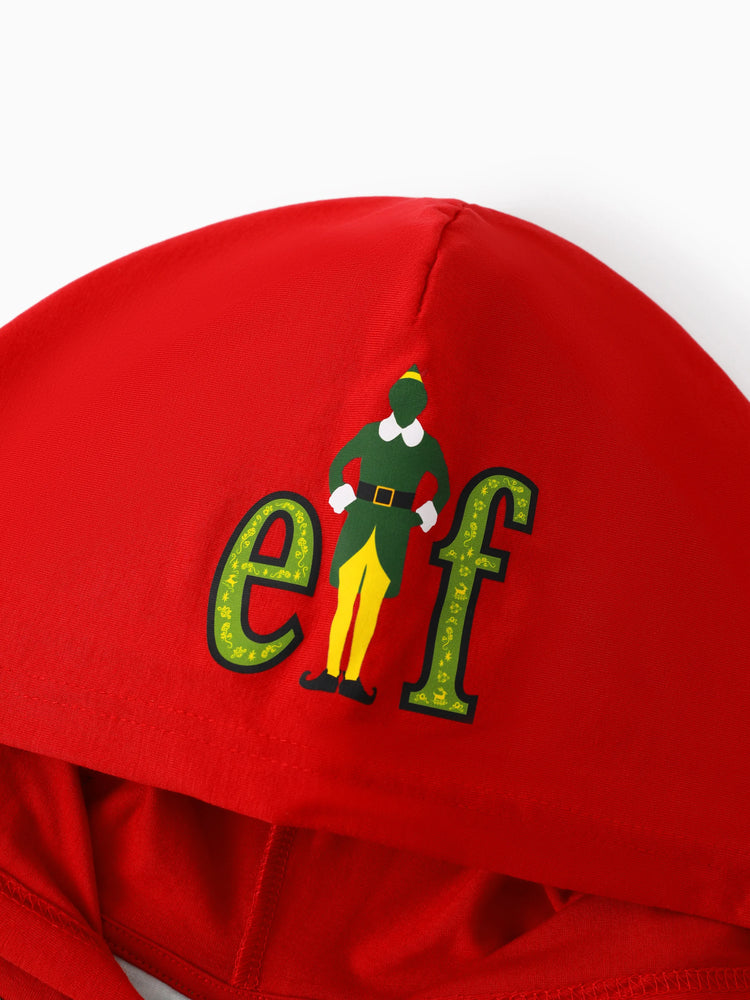 Combinaison à capuche assortie à motif Fair Isle pour la famille ELF Noël, verte