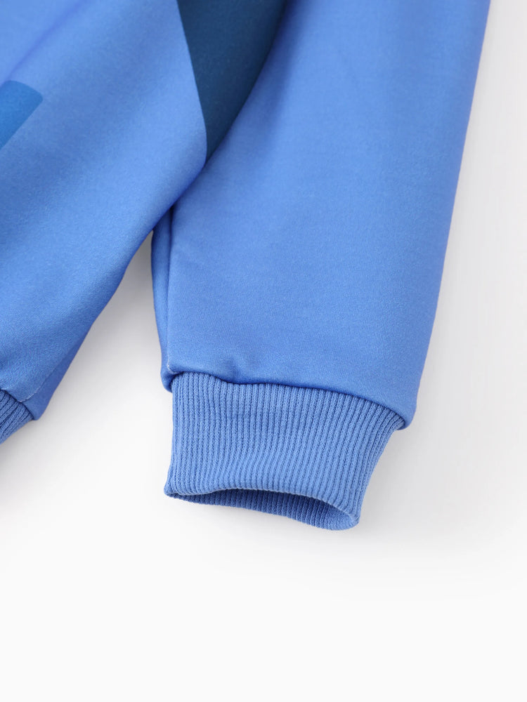 Star Wars Toddler/Kids Boy 2pcs Darth Vader Ribbed Cuffs Top and Pants Sets Blue