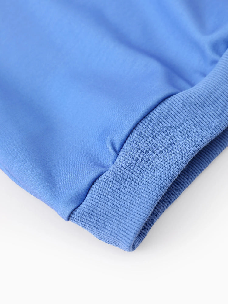 Star Wars Toddler/Kids Boy 2pcs Darth Vader Ribbed Cuffs Top and Pants Sets Blue