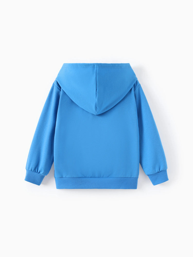 Veste à capuche Captain America bleue Marvel pour tout-petit/enfant garçon