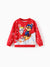 PAW Patrol Toddler Boy Chase/ Marshall Christmas Snowflake Sweatshirt Red