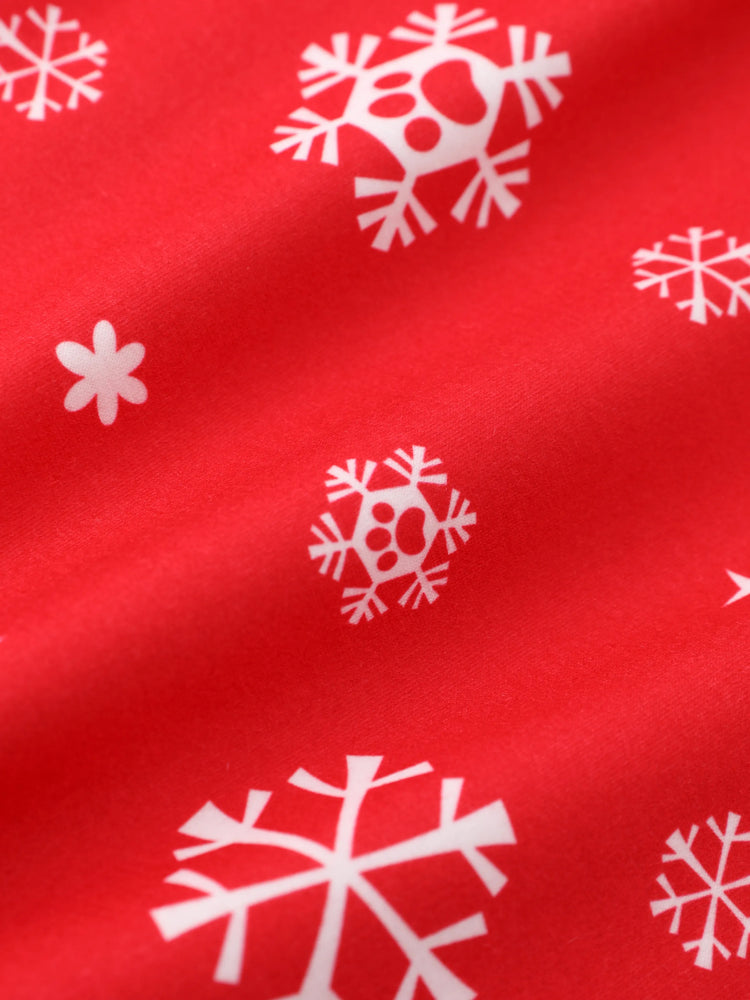 PAW Patrol Toddler Boy Chase/ Marshall Christmas Snowflake Sweatshirt Red