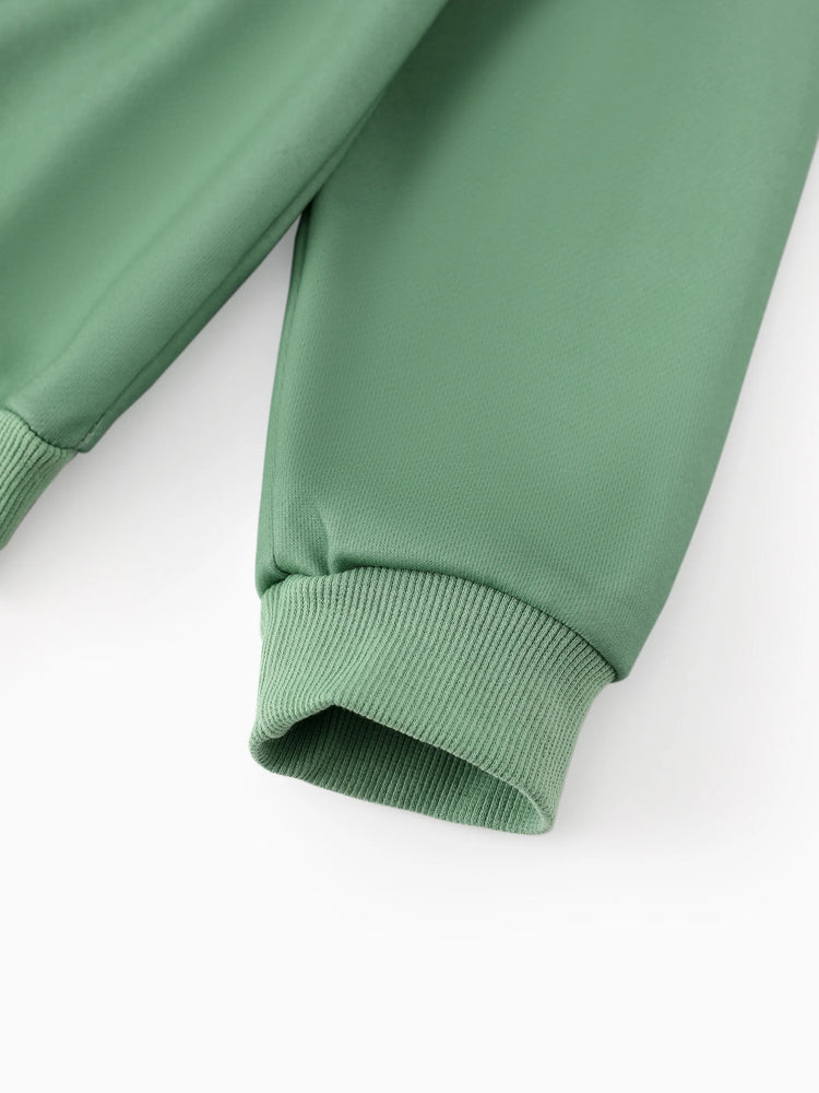 Star Wars Toddler/Kids Boy Grogu Knit Fabric Zip-up Hoodie Jacket Green