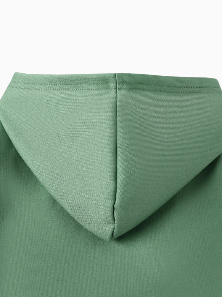 Star Wars Toddler/Kids Boy Grogu Knit Fabric Zip-up Hoodie Jacket Green