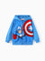 Marvel Toddler/Kid Boy Captain America Hooded Jacket Blue