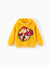 Marvel Toddler Boy Iron Man Embroidered Coral Fleece Hooded Sweatshirt Ginger