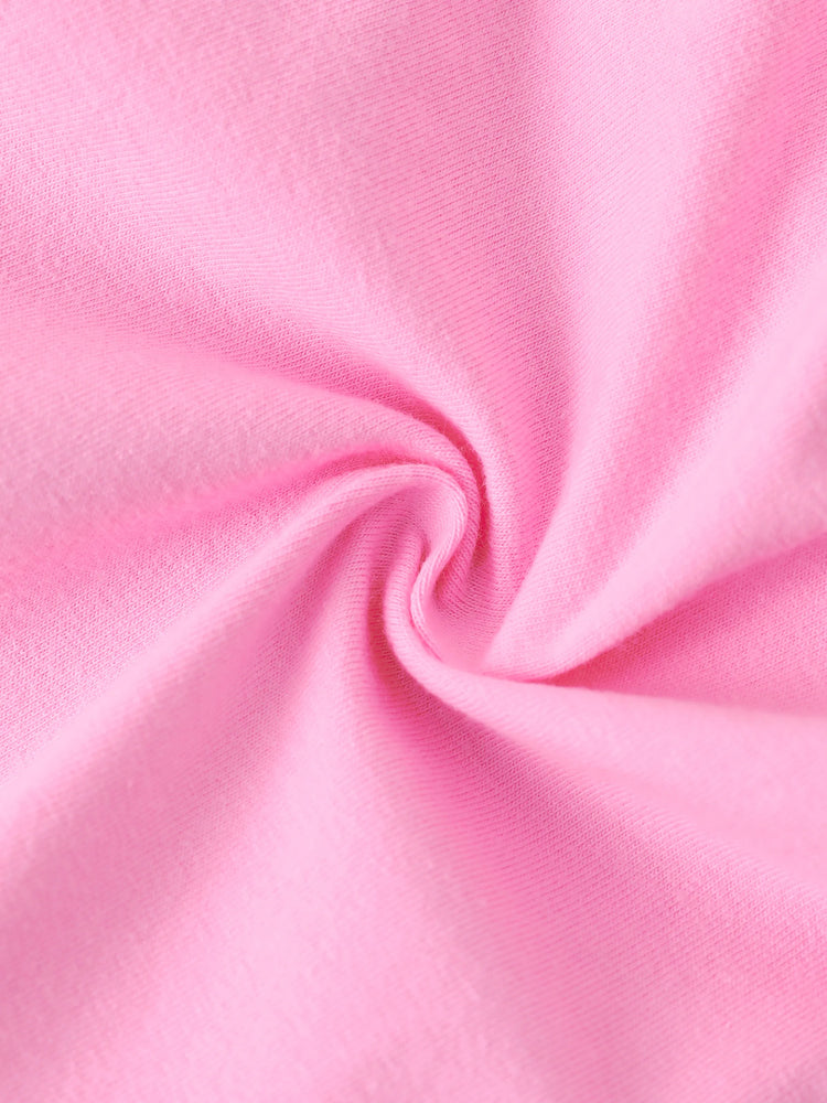 Disney Princess Toddler/ Kid Girl 2pcs Bow Design Long-sleeve Top and Leggings Set Pink