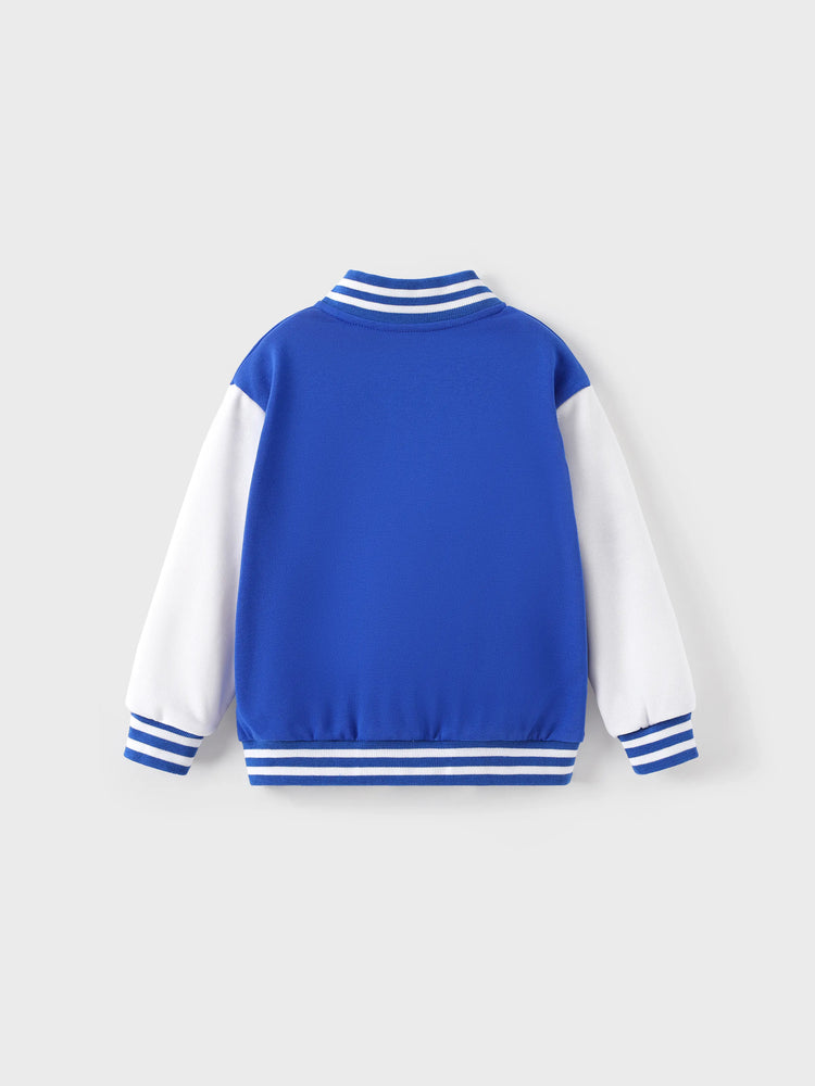 Marvel Toddler/Kids Boy Spider-Man Colorblock Bomber Jacket Blue