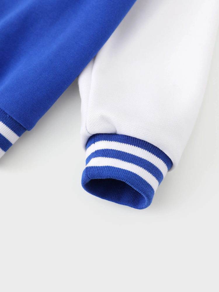 Marvel Toddler/Kids Boy Spider-Man Colorblock Bomber Jacket Blue