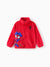 Marvel Toddler Boy Spider-Man Stand Collar Flannelette fabric Zipper Jacket Red