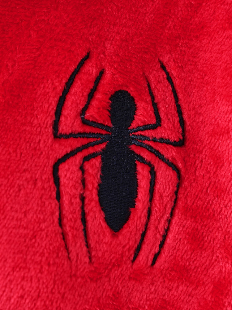 Marvel Toddler Boy Spider-Man Stand Collar Flannelette fabric Zipper Jacket Red