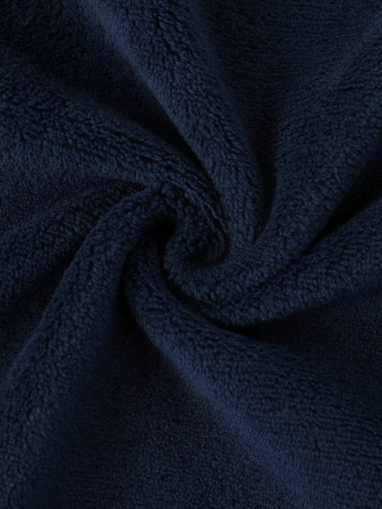 Veste à col montant en polaire corail Disney Mickey et ses amis pour tout-petit/enfant Mickey bleu foncé