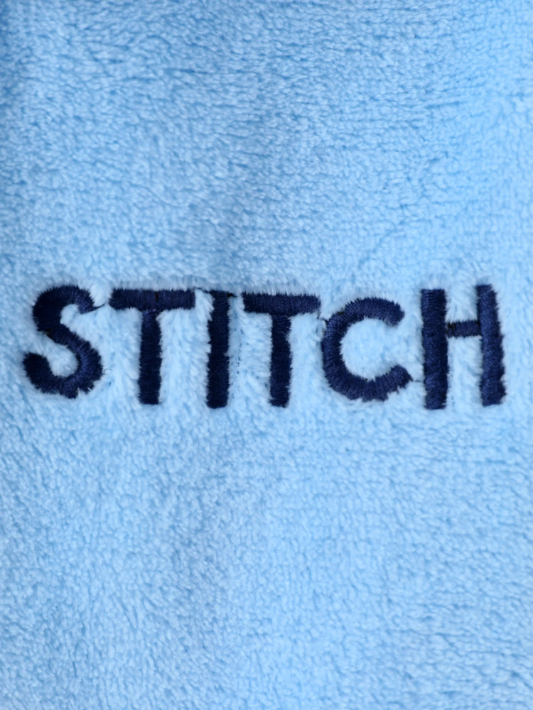 Disney Stitch Toddler/Kids Boy/Girl Stitch Double-sided Fleece Fabric Stand Collar Jacket Blue