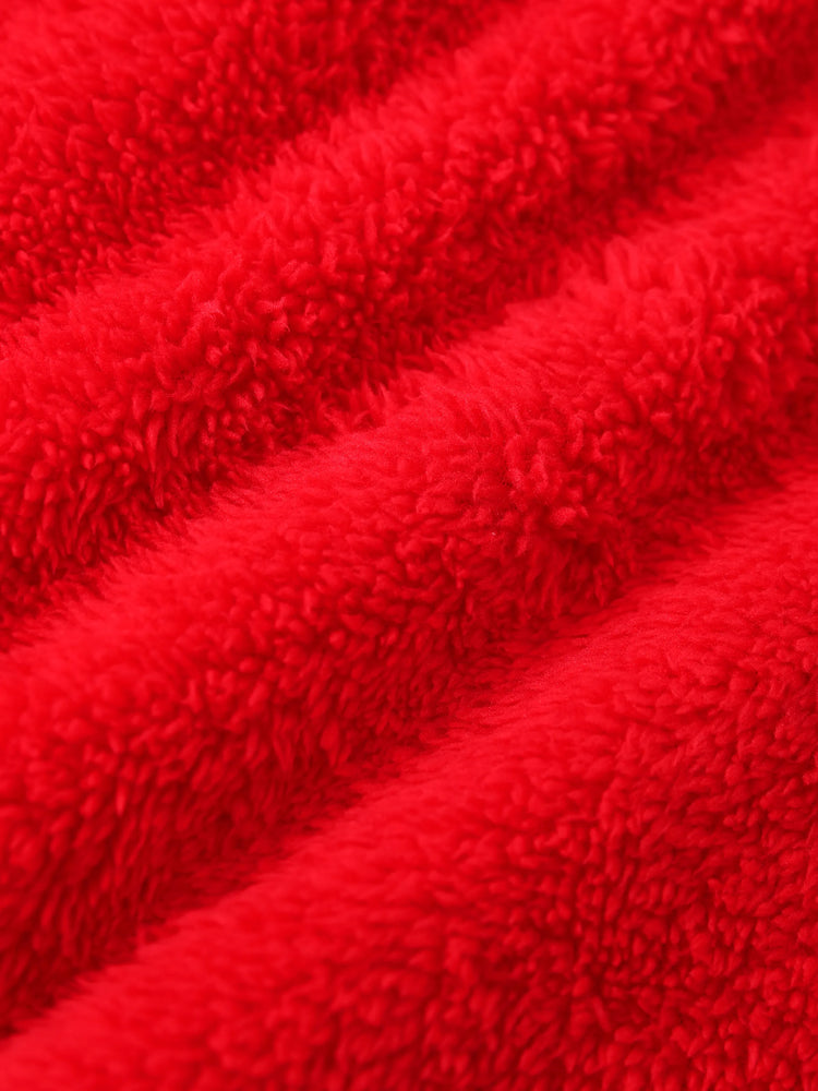 Sweat à capuche en polaire corail brodé Spider-Man Marvel pour tout-petit garçon, rouge