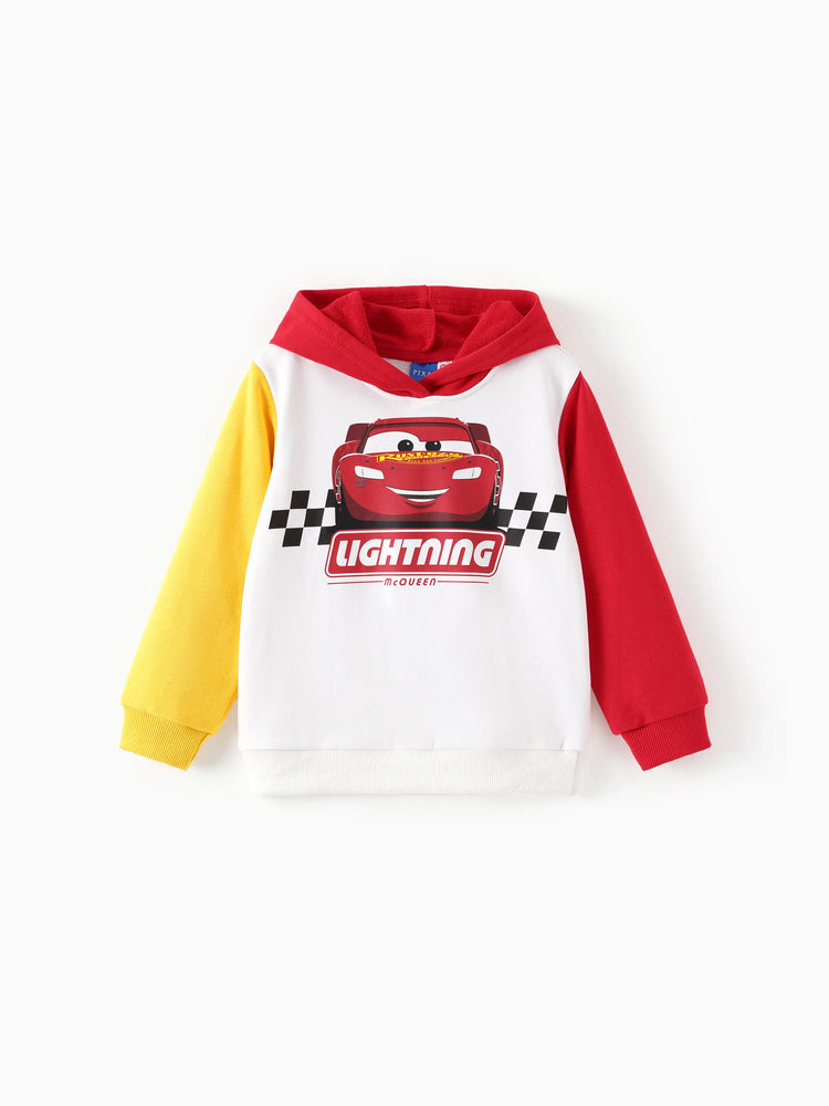 Conjunto de sudadera con capucha y pantalón deportivo de Rayo McQueen para niño pequeño, 2 piezas, multicolor