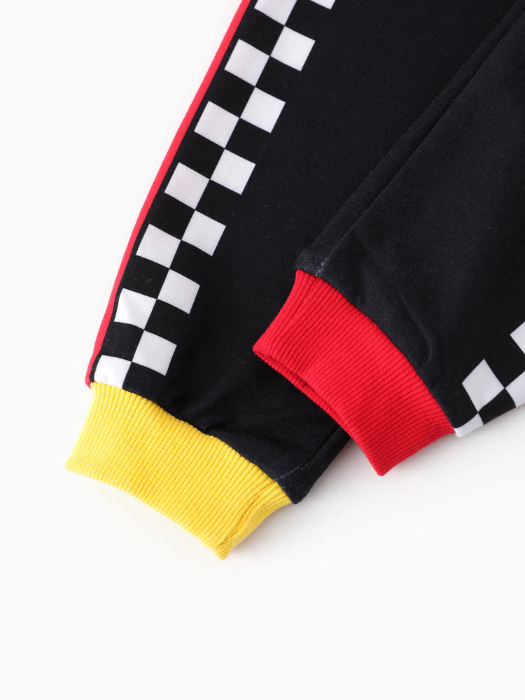 Conjunto de sudadera con capucha y pantalón deportivo de Rayo McQueen para niño pequeño, 2 piezas, multicolor