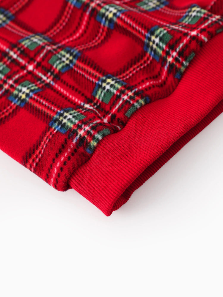 Disney Mickey and Friends Christmas Toddler Boy Fleece Sweatshirt Red