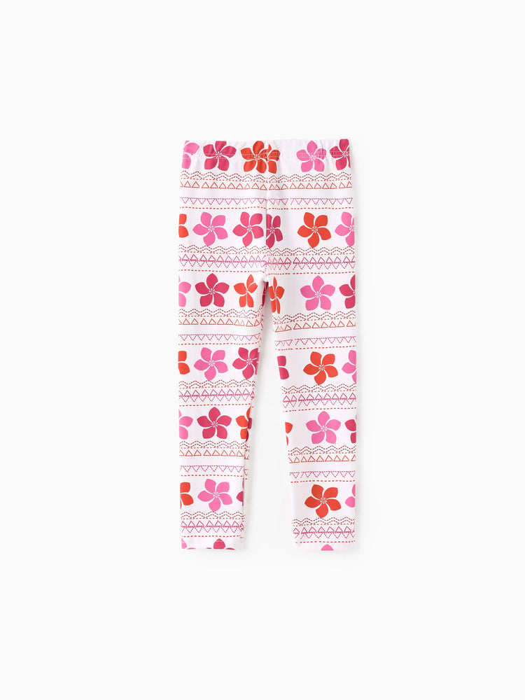 Ensemble 2 pièces sweat-shirt à volants et leggings pour petite fille Disney Princess Moana, orange