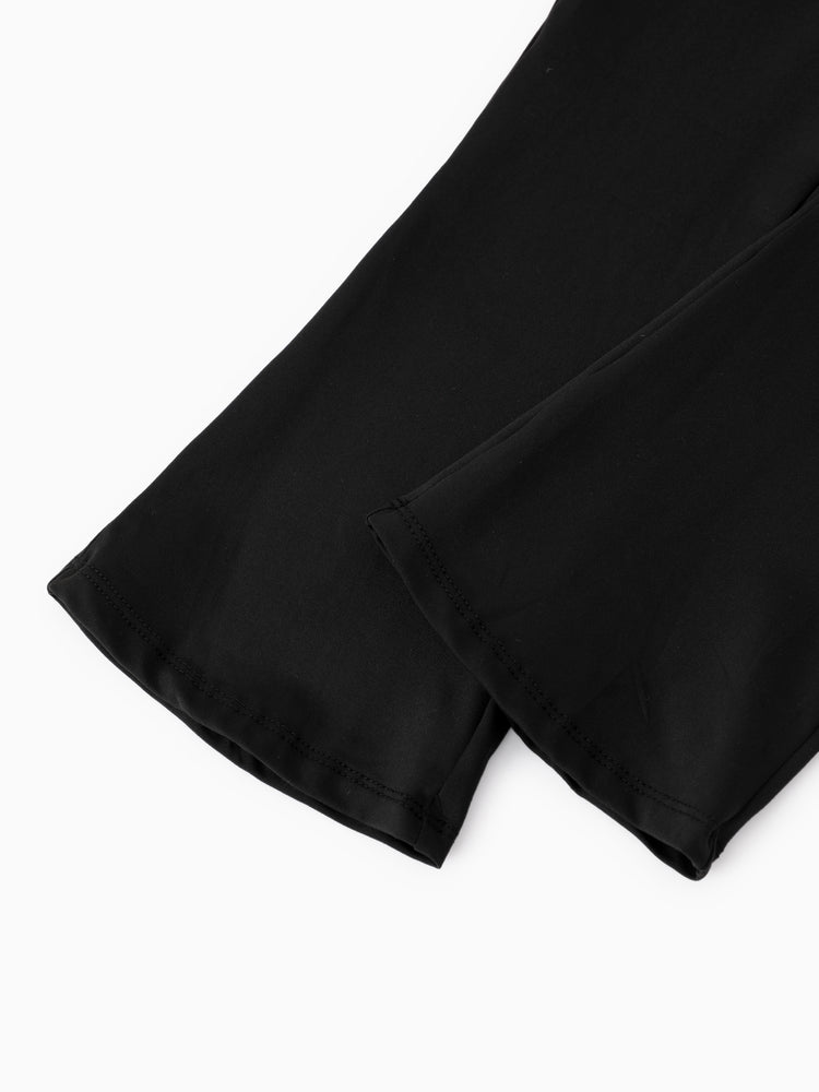 Disney Mickey and Friends Toddler/Kids Girl 2pcs Minnie Tie Longsleeves Top and Leopard Print Flared Pants Set Red