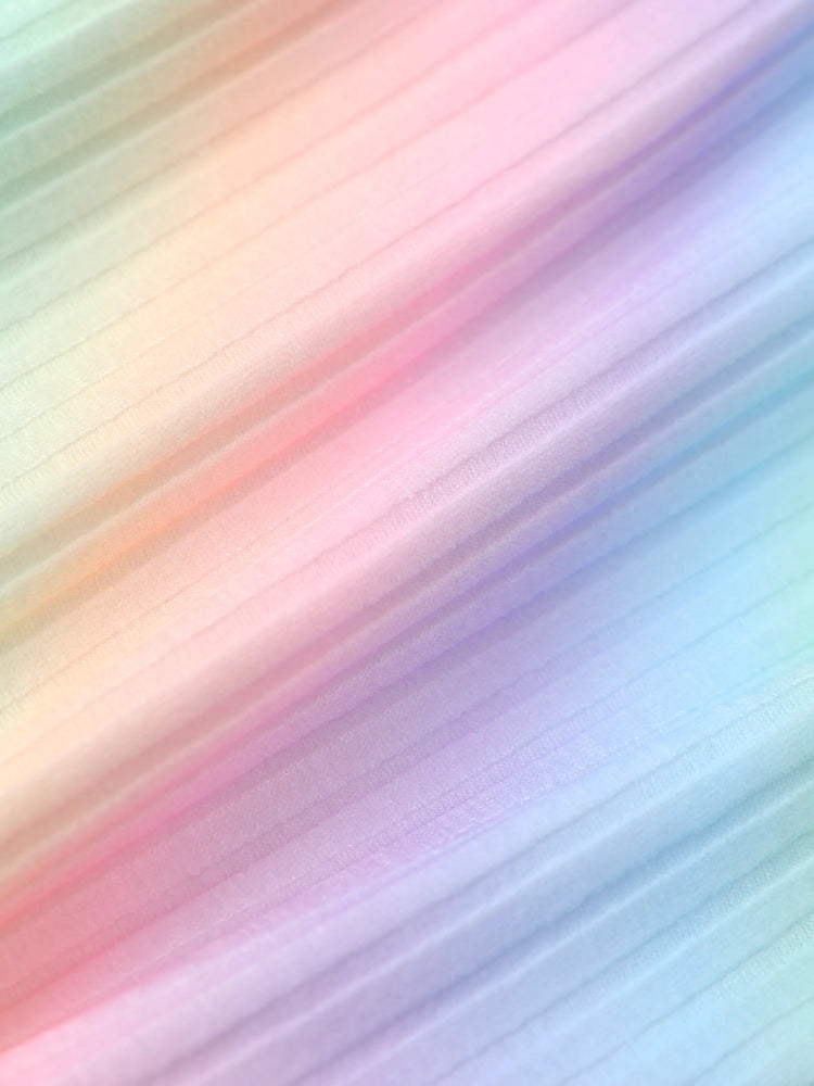 Sudadera con capucha arcoíris multicolor para niña pequeña Dora