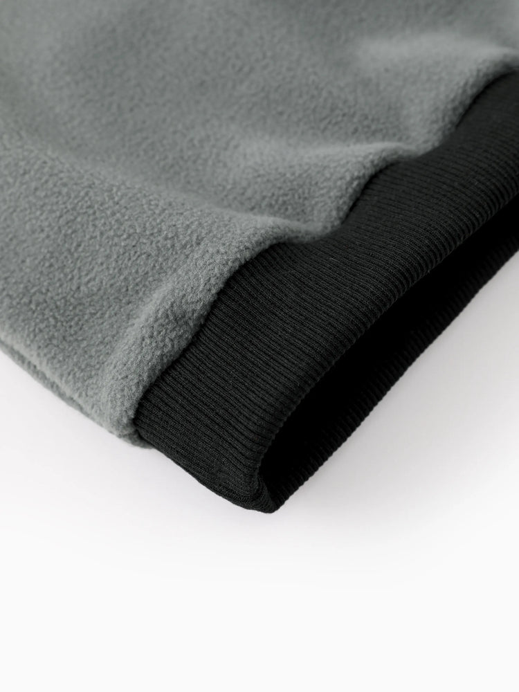 Sudadera con capucha y bolsillo diagonal de polar Darth Vader para niño pequeño de Star Wars, color gris