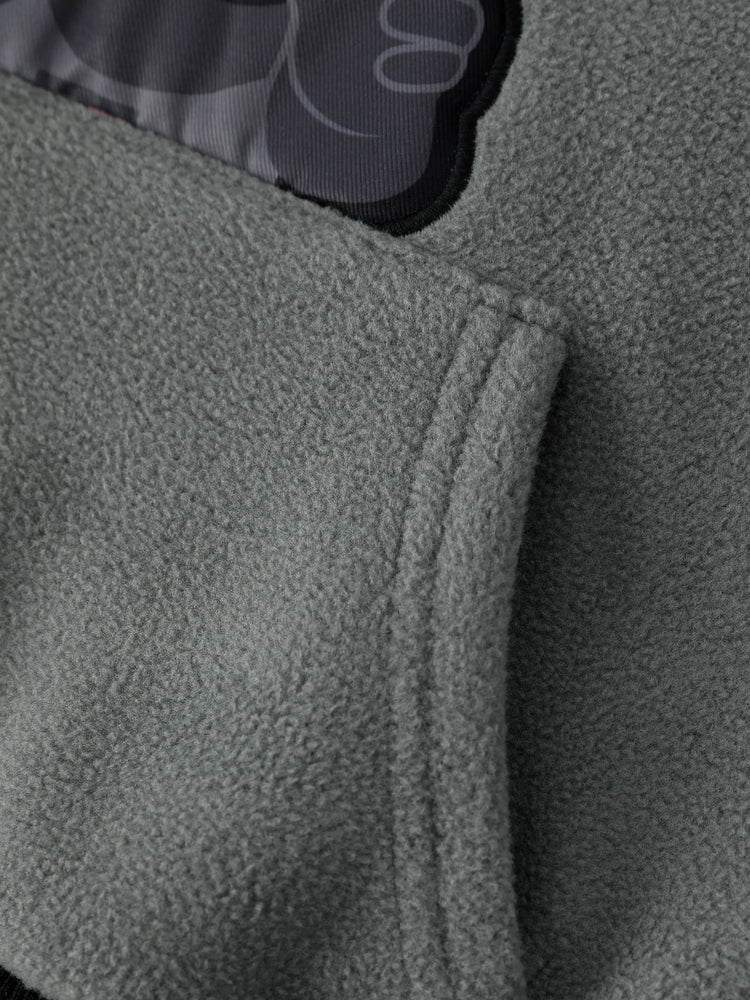 Sudadera con capucha y bolsillo diagonal de polar Darth Vader para niño pequeño de Star Wars, color gris