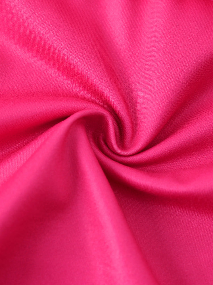 Robe à manches longues en tissu maille à volants Rainbow Dash pour petite fille My Little Pony, rose vif